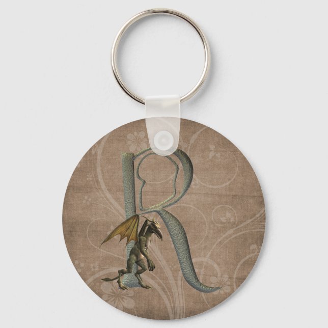 Gargoyles Monogram R Key Ring (Front)