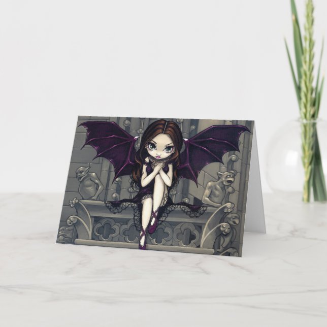 "Gargoyles of Notre Dame" Greeting Card (Front)