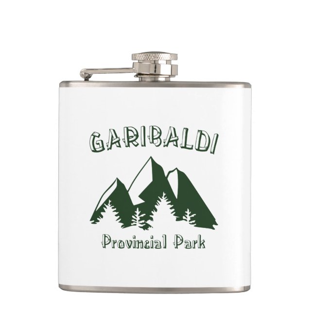 Garibaldi Provincial Park Hip Flask (Front)