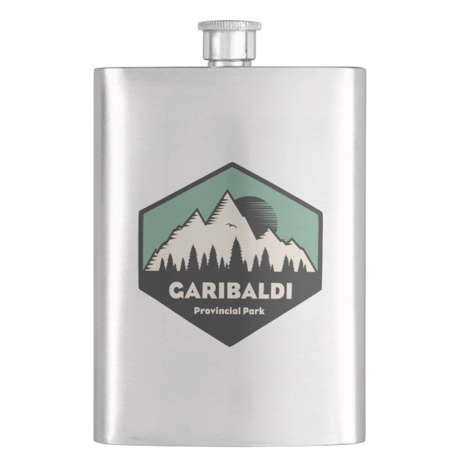 Garibaldi Provincial Park Hip Flask (Front)