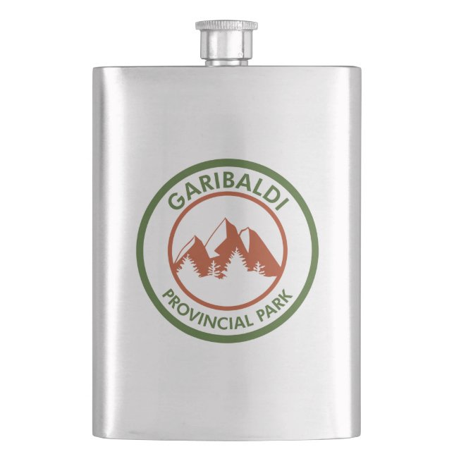 Garibaldi Provincial Park Hip Flask (Front)