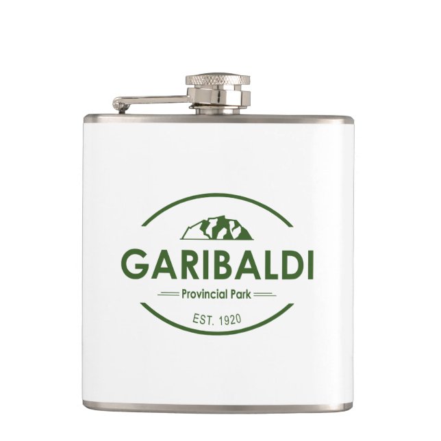 Garibaldi Provincial Park Hip Flask (Front)