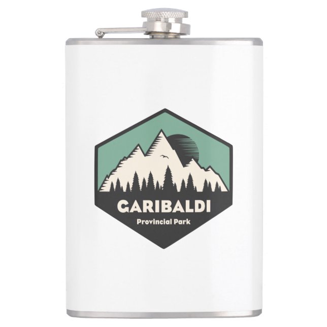 Garibaldi Provincial Park Hip Flask (Front)