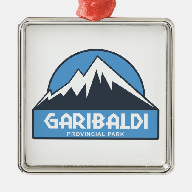 Garibaldi Provincial Park Metal Ornament (Front)