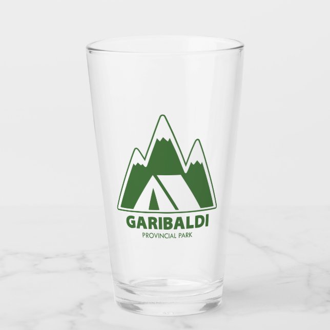 Garibaldi Provincial Park Mountains Camping Glass (Front)