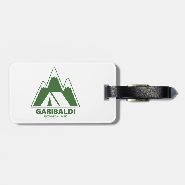 Garibaldi Provincial Park Mountains Camping Luggage Tag (Back Horizontal)