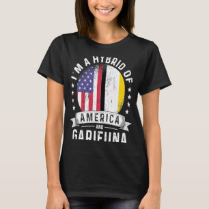 Garifuna American Patriot Grown Flag Humour T-Shirt