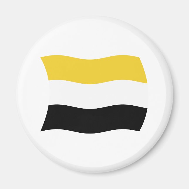 Garifuna Flag Magnet (Front)