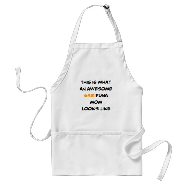 garifuna mom, awesome standard apron (Front)