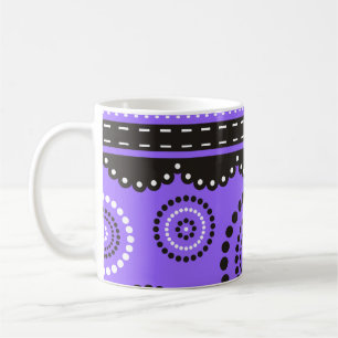 Garland ARTdeco black white + your backgr. colour Coffee Mug