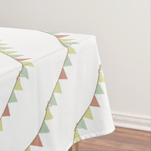 Garland banner tablecloth