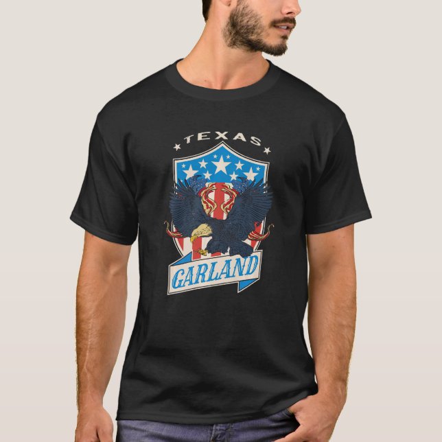 Garland City National Texas Day T-Shirt (Front)