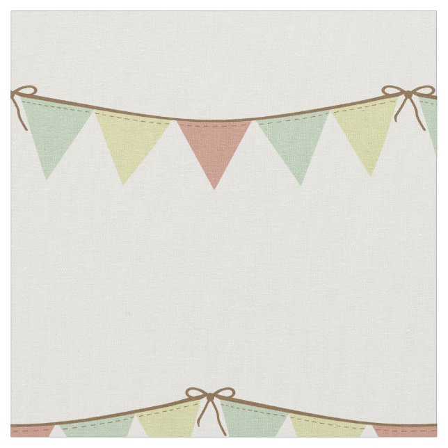 Garland flags banner fabric (Close Up)