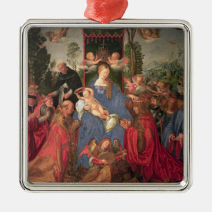 Garland of Roses Altarpiece, 1600 Metal Ornament