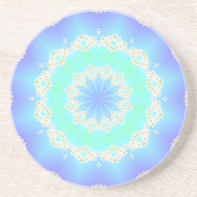 Garlands of daisies coaster (Front)
