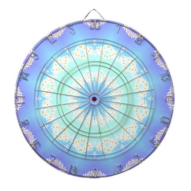 Garlands of daisies dartboard (Front)