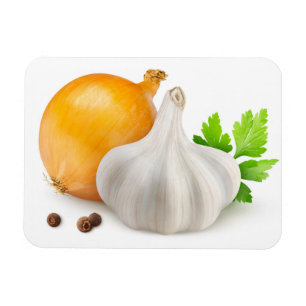 Garlic and onion magnet