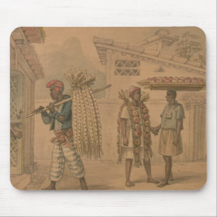 Garlic and Onion Sellers, 1826 (w/c on paper) Mouse Pad