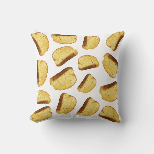 Garlic bread pattern  cushion (Front)