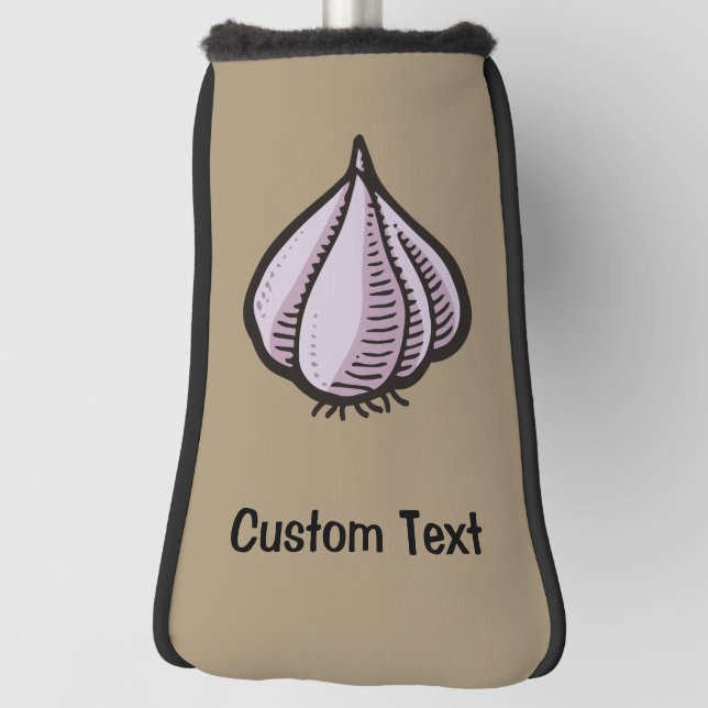 Garlic Bulb Golf Head Cover (Rotate 90)