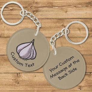 Garlic Bulb Keychain