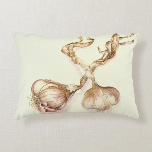 Garlic bulbs 2005 decorative cushion (Front)