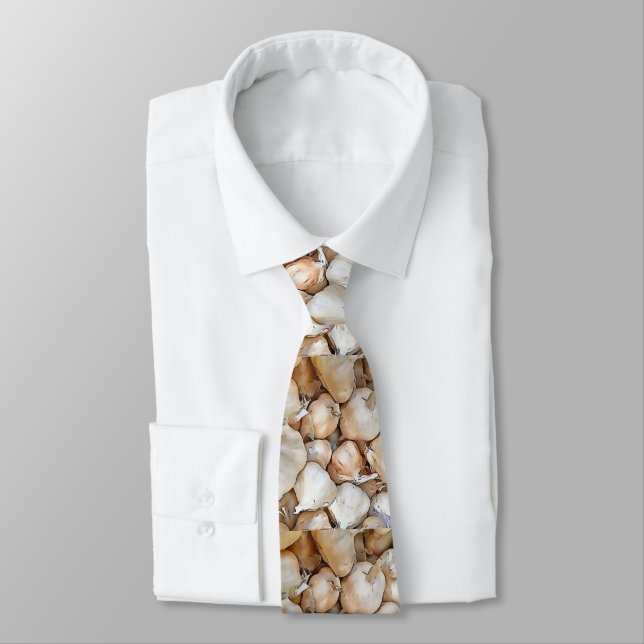 Garlic Bulbs Tie (Tied)