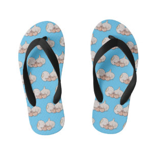 Garlic cartoon illustration   kid's thongs