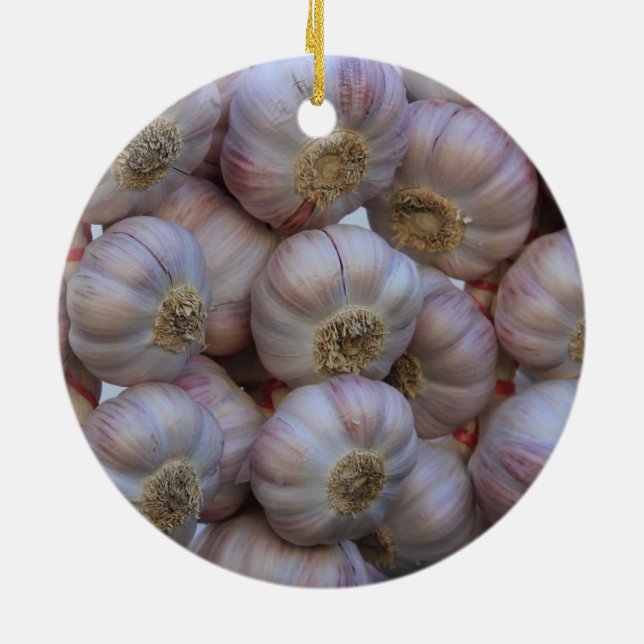 Garlic Christmas ornament (Back)