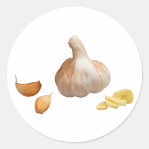Garlic Classic Round Sticker