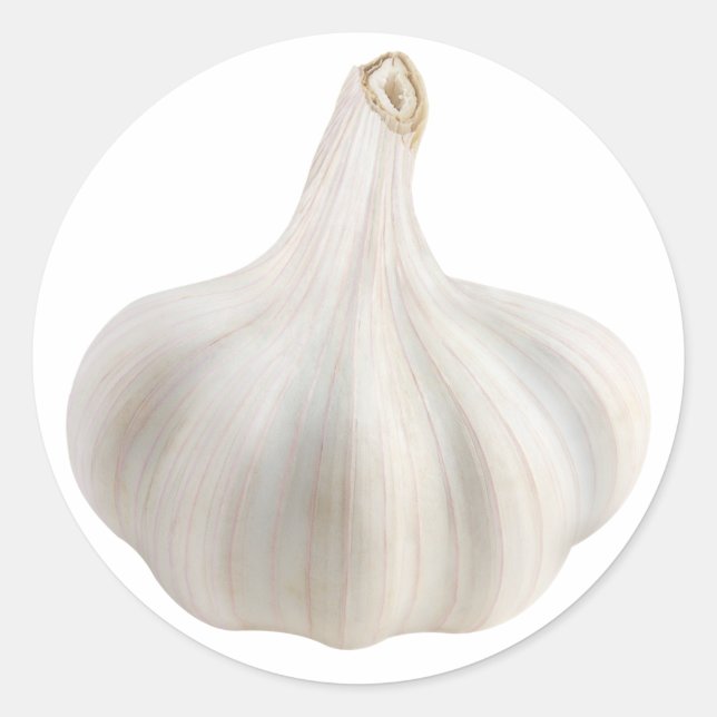 Garlic Classic Round Sticker (Front)