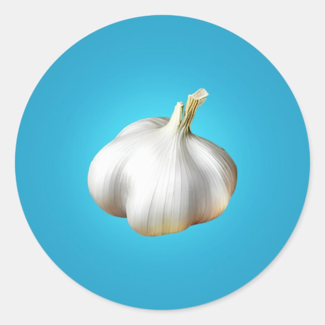 Garlic Classic Round Sticker (Front)
