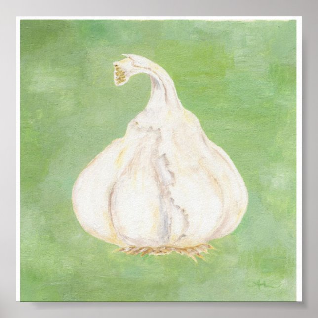 Garlic Clove Painting print (Front)