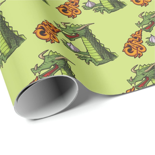 Garlic Dragon Wrapping Paper (Roll Corner)
