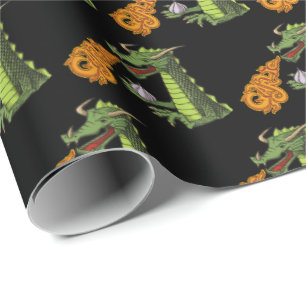 Garlic Dragon Wrapping Paper