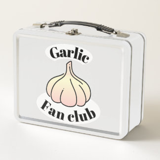 Garlic Fan Club Metal Lunch Box