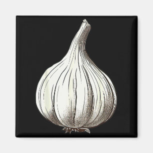 Garlic Lazy Easy Funny Matching Halloween Costume Magnet