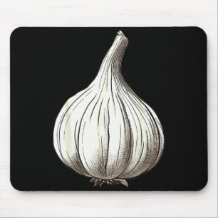 Garlic Lazy Easy Funny Matching Halloween Costume Mouse Pad