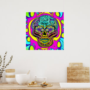 Garlic Of Skulls - A.I. Poster