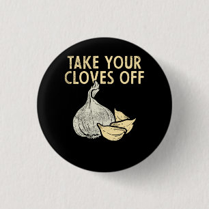 Garlic Plant 3 Cm Round Badge