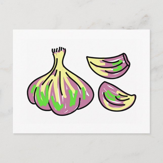 garlic postcard (Front)