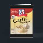 Garlic Powder Condiment Spice Costumes Group Match Card<br><div class="desc">Garlic Powder Condiment Spice Costumes Group Matching</div>
