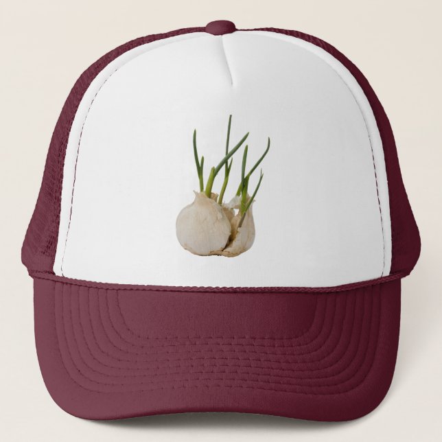 garlic trucker hat (Front)