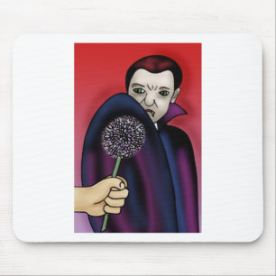 Garlic Wards off the Vampire's Bite Mouse Pad