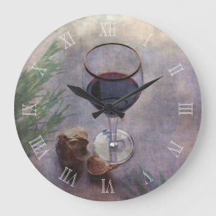 Garlic wine and herbs clock