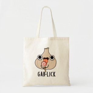 Garlick Cute Garlic Herb Pun Tote Bag