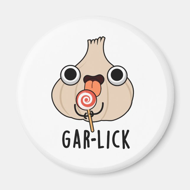 Garlick Funny Garlic Herb Pun  Magnet (Front)
