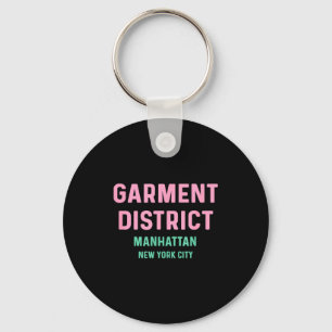 Garment District - Manhattan - Travel Trip Vacatio Key Ring