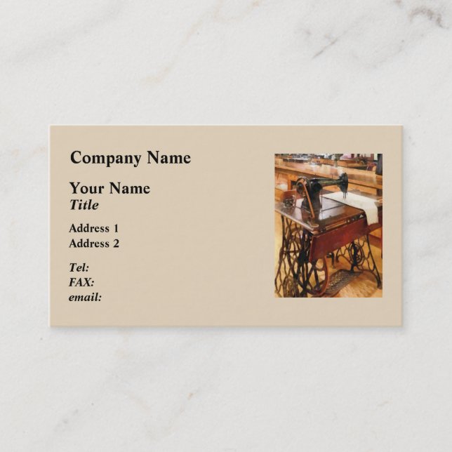 Garment Factory Business Card (Front)