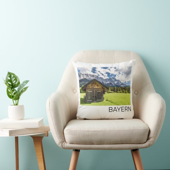 Garmisch Partenkirchen Bavaria Alps Panorama Cushion (Chair)